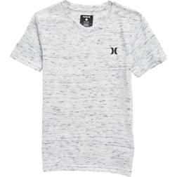 Hurley boys Soft Basic T-shirt T Shirt, Black/White