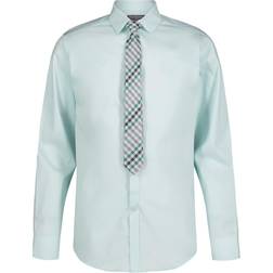 Van Heusen Boys 8-20 Stretch Button-Front Shirt & Tie Set, Boy's, Medium10-12 Green