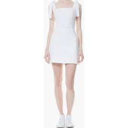 Alice + Olivia Maryann Tie Shoulder A-Line Dress