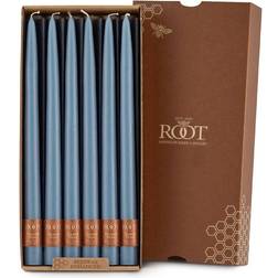 Root Dipped 12-Count Unscented Taper Candle