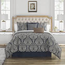 Waterford Bastia King Bedspread Blue