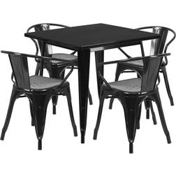 Flash Furniture Grady Commercial Grade 31.5" Patio Dining Set