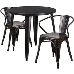 Flash Furniture Commercial Grade Patio Dining Set