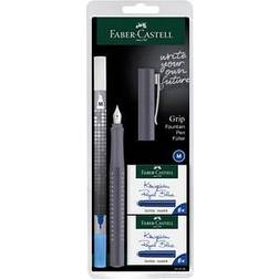 Faber-Castell Grip 2010 Patronenfüller grau M mittel