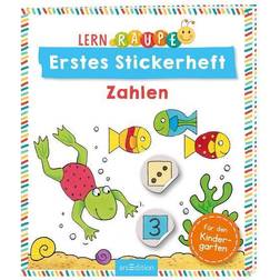 Lernraupe Erstes Stickerheft Zahlen