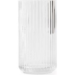 Lyngby Porcelain Glass Clear Vase 7.9"
