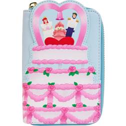 Loungefly The Little Mermaid Wedding Cake Ariel Sebastian Zip Around Wallet