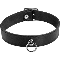 Rimba Schmales Leder-Halsband mit O-Ring