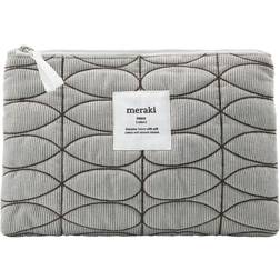 Meraki Necessaire, Mentha Makeup bag 30 cm Light grey/army green 303530049 Grau, Grün