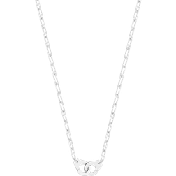 Glaze Jewelry Handcuffs Pendant Necklace - Silver