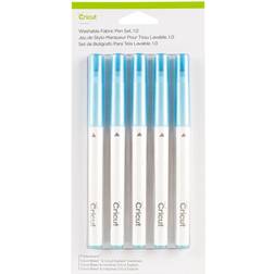 Cricut Washable Fabric Pen, Blue, 5 Pack