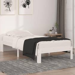 vidaXL white, 3ft single Solid Bed Frame Sängram