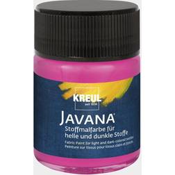 Kreul Javana Stoffmalfarbe für helle und dunkle Stoffe magenta 50 ml