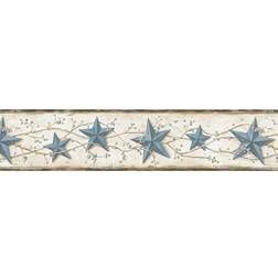 Chesapeake June Blue Heritage Tin Star Border