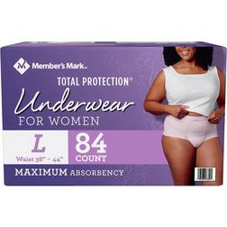Member's Mark Total Protection Underwear for Women, Large 84