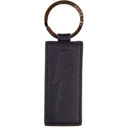 Neil Barrett Blue Leather Keychain