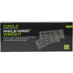 Toolz Wrist/Ankle Weight 3kg 2pcs Gewichtsmanschetten Schwarz