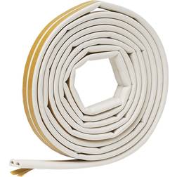 Frost King 5/16 1/4 17 ft. White D-Center EPDM Medium Gap Weatherseal Tape