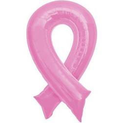 Amscan Breast Cancer Awareness Ribbon Balloon 36" Pink Breast Cancer Balloon