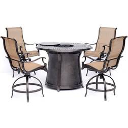 Hanover MAN5PCFPRD Five Outdoor Lounge Set