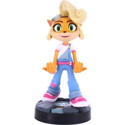 Exquisite Gaming Cable Guys Phone & Controller Holder: Crash Bandicoot - Coco, 8'' Tall PVC Statue, Mobile Controller Holder, Includes