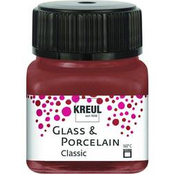 Kreul Glas- und Porzellanfarbe Classic, cognac, 20 ml