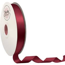 Burgundy Single Face Satin Ribbon 7/8 x 100 Yards by Gwen Studios