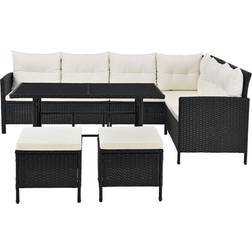 Juskys Gartenlounge Manacor Lounge-Set