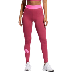 Adidas Techfit Life Mid-Rise Badge of Sport Long Tights Women - Wild Pink/Team Real Magenta