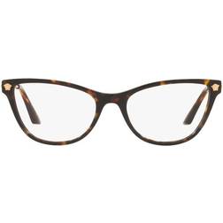 Versace 3309 108 Havana Women Havana Cat Eye 5418-140