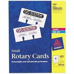 Avery 5385 Laser/Inkjet Rotary Cards, 2