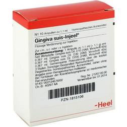 Biologische Heilmittel Heel GmbH GINGIVA SUIS Ampullen 10 St.