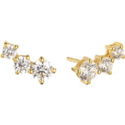 Sif Jakobs Belluno Piccolo Earrings - Gold/Transparent