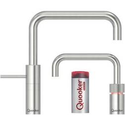 Quooker Nordic Square Twintaps Inkl Combi+ (Q210550402+Q210480402+Q110900202) Stål