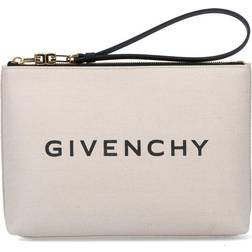 Givenchy Logo Large Pouch Beige U