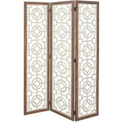 Litton Lane 72 Farmhouse Screen Room Divider