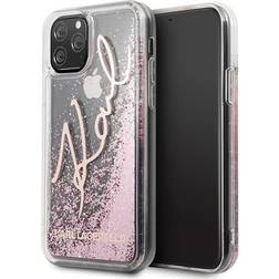 Karl Lagerfeld Glitter Signature Case for iPhone 11 Pro Max