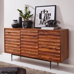 FineBuy Sheesham Landhaus Sideboard