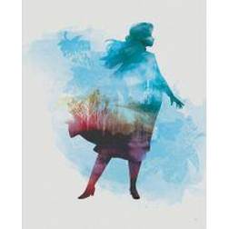 Komar Poster Frozen Anna Aquarell, Disney, bunt