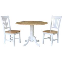 International Concepts 42" Dual Drop Leaf Dining Set