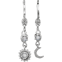 Maanesten Ember Earrings - Silver/Transparent