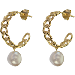 Hultquist Eleonora Earrings - Gold/Pearl