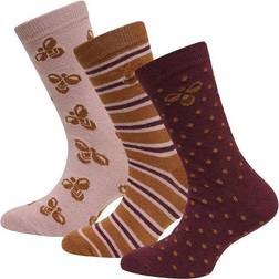 Hummel Alfie Sock 3-Pack - Windsor Wine (215700-3430)