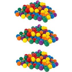 Intex 100 Pack Small Plastic Multi-Colored Fun Ballz For A Ball Pit 3 Pack