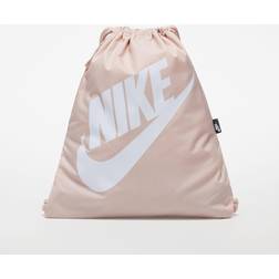 Nike Heritage Drawstring Gym Sack Pink Oxford/Pink Oxford/White, One