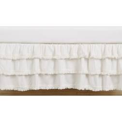 Sweet Jojo Designs Ivory Bohemian Girl Baby Nursery Crib Bed Skirt