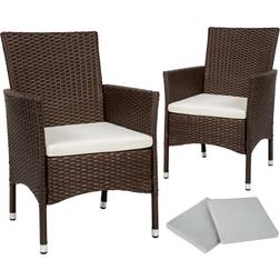 tectake 2 garden chairs