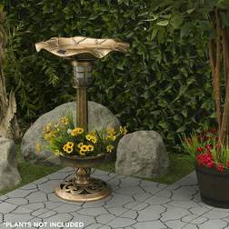 Alpine Corporation 29"H Pedestal Birdbath