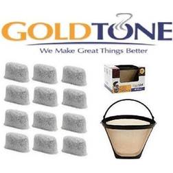 GoldTone Brand 8-12 Cup Coffee & Set