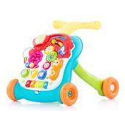 Chipolino Lauflernwagen 2 in 1 Multi Spieltisch Motorikspielcenter Musik Telefon bunt